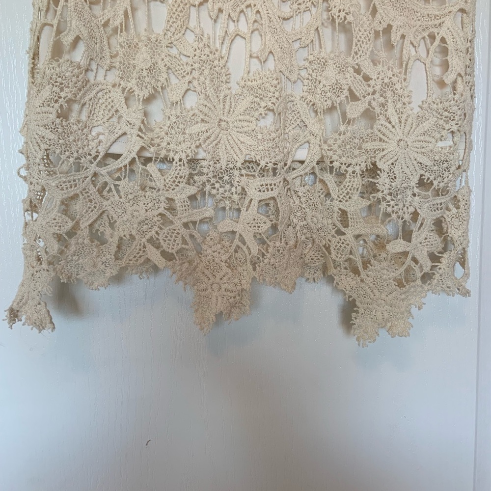 Cream colored skirt